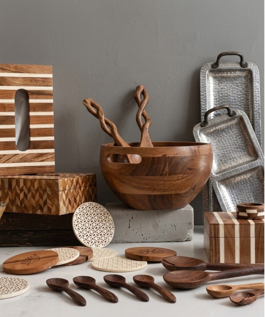 Wooden decorations