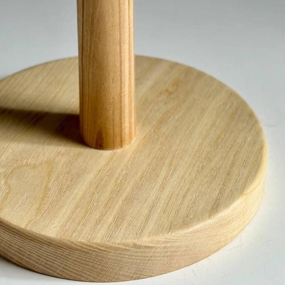 wooden-paper-towel-holder-solid-ash-kitchen-stand-minimalist-countertop-organizer-handmade-natural-wood-home-decor-2